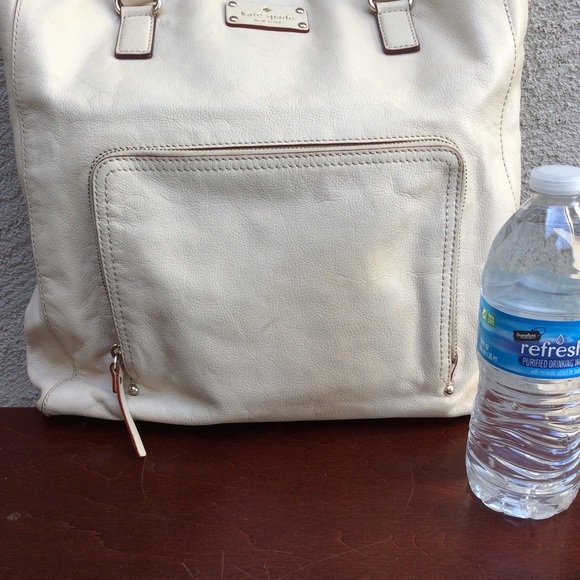 Kate Spade White Leather Tote - Picture 8 of 8